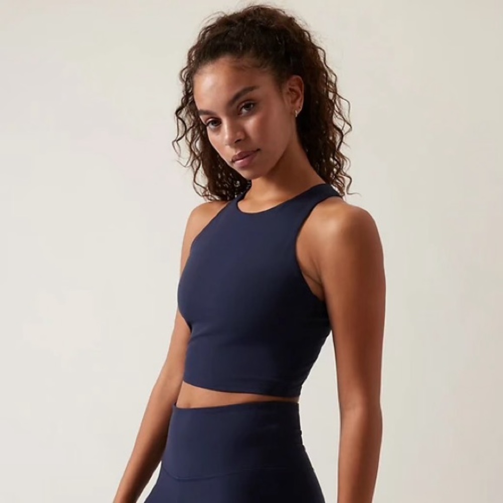 Athleta CONSCIOUS CROP BRA D-DD